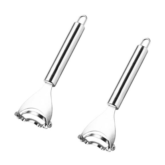 2 Counts Corn Peeler, Stainless Steel Corn Stripper for Corn on the Cob, Corn Shucker Corn Cutter to Cut Corn off the Cob Quickly