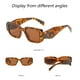 thumbnail image 3 of Gafas de sol con montura cuadrada, gafas de montura cuadrada con borde cortado de plástico personalizadas, gafas de sol de pierna ancha personalizadas Adepaton BST3009341-2, 3 of 6