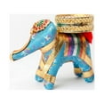 thumbnail image 2 of Bulk Elephant Tea Light Holder for Diya Diwali Decor | Goddess Ganesh Chaturthi| Decorative Candle Holder India Festivals, Diwali, Wedding, House Warming, Pooja | 2.7x2.7x3.9 Inch (Pack of 2), 2 of 5