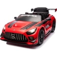 thumbnail image 1 of VOLTZ TOYS 24V Mercedes-AMG GT3 Kids Ride-On Racing Car with Premium Leather Seat, High-Speed Performance 24V Power Wheels, Motorized Track Toy with Parent Remote, Red, 1 of 6
