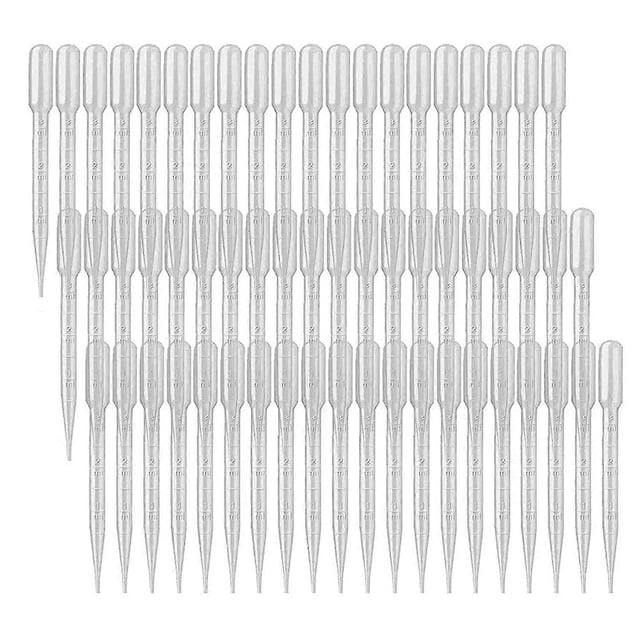 300PCS 3ML Plastic Pipette , YSSHUI Disposable Pipette for Essential Oil Pipetting