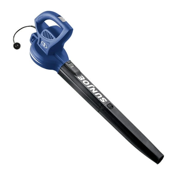 Sun Joe Electric All Purpose Leaf Blower, 6 Amp, 155 MPH Air Speed, Blue