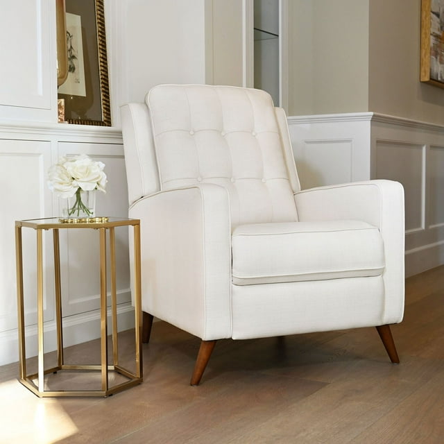 Chicago Mid-Century Pushback Recliner, Assorted Colors