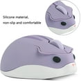 thumbnail image 3 of PloutoRich Wireless Mouse, 2.4GHz Hamster Shape Portable Mobile Optical 1200DPI USB Mice Cordless Mouse for PC Laptop Computer, Gift, 3 of 9