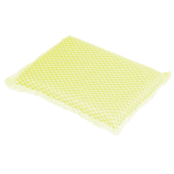 LOLA Nylon Net Sponge Cleaning Pad, Non Scratch Scrubbers, Safe on Non-Stick Surfaces & Coated Cookware & Dishes - Gentle Effective Cleaning, 1 Pack