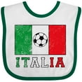 thumbnail image 3 of Inktastic Italian Soccer Boys or Girls Baby Bib, 3 of 4
