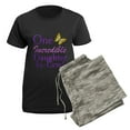 thumbnail image 5 of CafePress - One Incredible Daughter In Law Women's Dark Pajama - Women's Short Sleeve Print T-Shirt and Pants Dark Cotton Pajama Set, 5 of 7