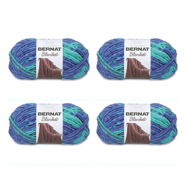 Bernat® Blanket™ 6 Super Bulky Polyester Yarn, Ocean Shades 10.5oz