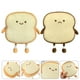 thumbnail image 2 of KAKOWELY almohadas de peluche con forma de pan tostado, para dormir y viajar., 2 of 5