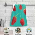 thumbnail image 6 of Dreamtimes Strawberry Soft Hand Towels 2-Piece Absorbent Bath Towel Decorative Fingertip Towels for Bathroom Gym Spa Hotel Beach Swimming Pool,14.4" x 28.3", 6 of 7