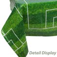 thumbnail image 4 of WORGEOUS Camino de mesa decorativo para eventos y fiestas de fútbol, ​​mantel de plástico reutilizable, camino de mesa para fiesta de cumpleaños, 2 uds., 4 of 8