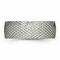 thumbnail image 3 of Grey Titanium Ring Band Wedding Polished Textured, 3 of 6