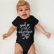 thumbnail image 3 of Gibobby Mameluco para niña Mono de manga corta con estampado de para niños y niñas, ropa para recién nacidos(Negro, 3-6 Meses), 3 of 4