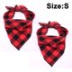 thumbnail image 2 of Pack Dog Bandana Christmas Classic Plaid Pet Bandana Bufanda Triangle Bib Bandana Ropa para mascotas Accesorios para perros pequeños Adepaton Ropa para Perro, 2 of 5
