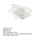 thumbnail image 4 of Bewildely Estante para platos, soporte para casa, escurridor de cocina plegable de plástico, caja de almacenamiento para cubiertos, soporte para cubiertos Cocina y Comedor blanco Bewildely HA024536-02, 4 of 6
