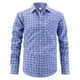 thumbnail image 1 of Blusa y camisa de manga larga con cuello vuelto para hombre, blusa informal a la moda con botones, cómoda y de manga larga con cuello vuelto, blusa de poliéster para hombre., 1 of 5