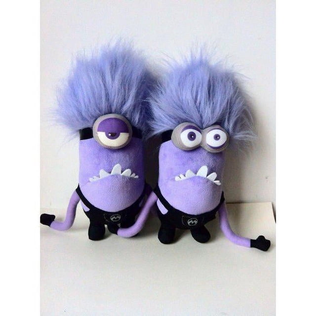 Colección Minions Mi Villano Favorito Peluche Morado Muñeco A 2uds