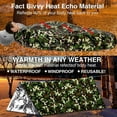 thumbnail image 5 of GEEDIAR Emergency Sleeping Bag 2 Pack Survival Blanket Waterproof Thermal Bivy Sack for Camping Hiking Outdoor Adventure Green, 5 of 8