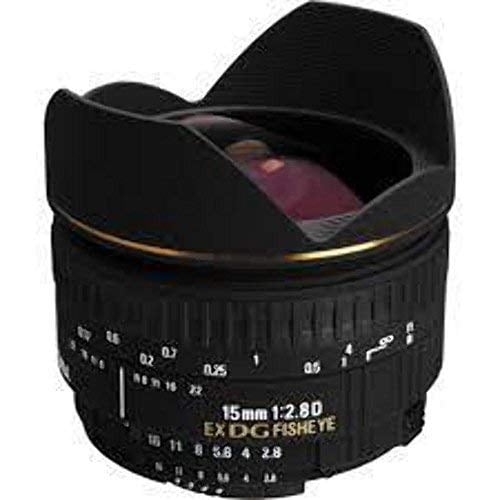 Sigma 15mm f/2.8 EX DG Diagonal Fisheye Lens for Nikon SLR Cameras - International Version (No Warranty) Sigma 476306-IV