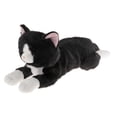 thumbnail image 2 of Gato de peluche, juguete de peluche de dibujos animados, lindo, coleccionable, cómodo, decorativo para coche. Negro, 2 of 9