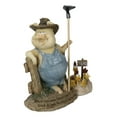 thumbnail image 5 of Chicken Farming Is Easy Comical Pig Holding Shovel With Buried Hens Figurine, 5 of 9