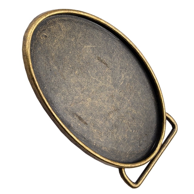 Hebilla De Cinturón De Vaquero Occidental Para Hombre, Hebilla De Cinturón Ovalada De Aleación, Reemplazo De Bronce Sunnimix Hebilla de cinturón para hombre