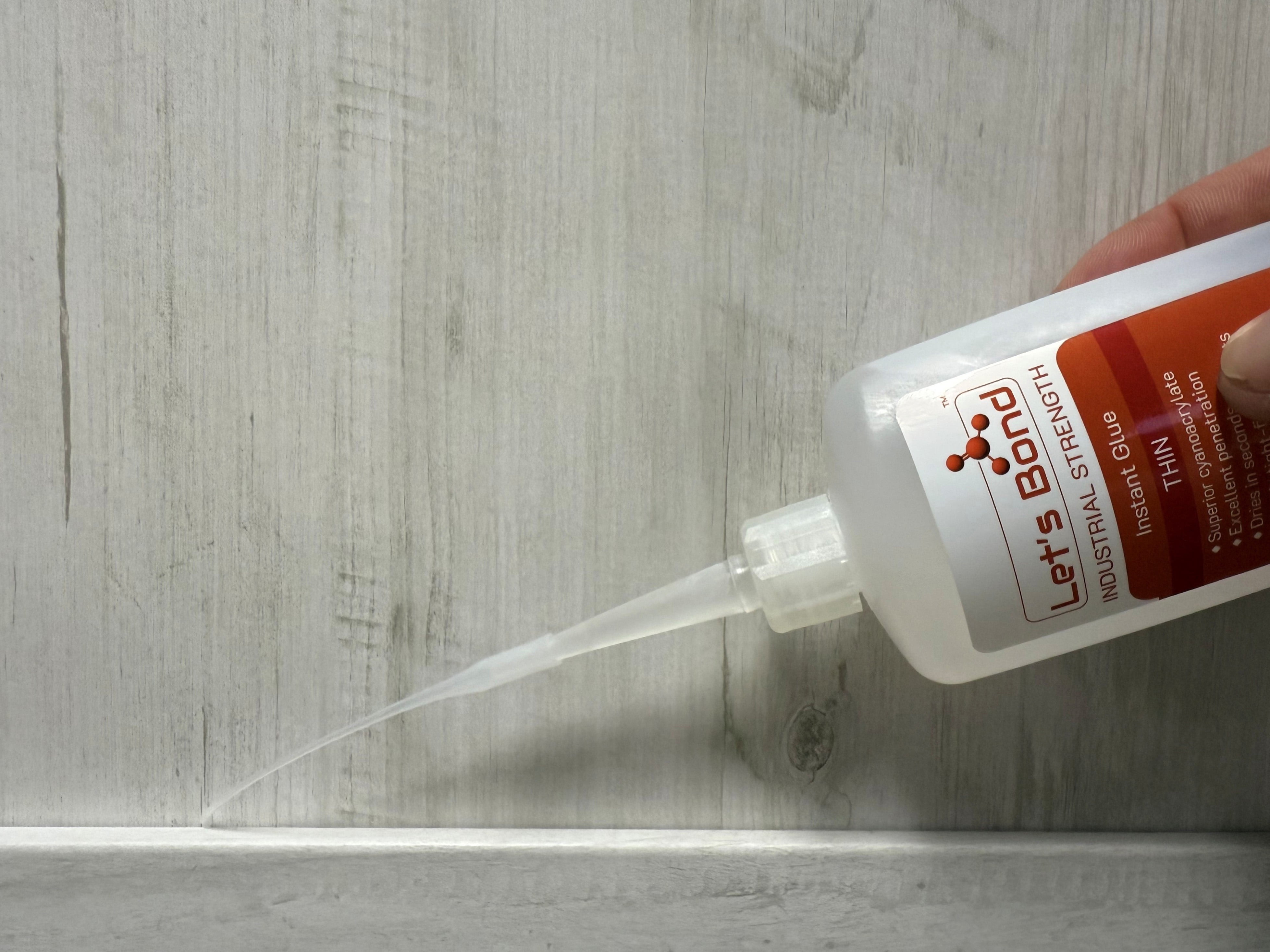 Let's Bond 16 oz Thin Professional Grade Instant Glue, Premium Cyanoacrylate, 5 CPS