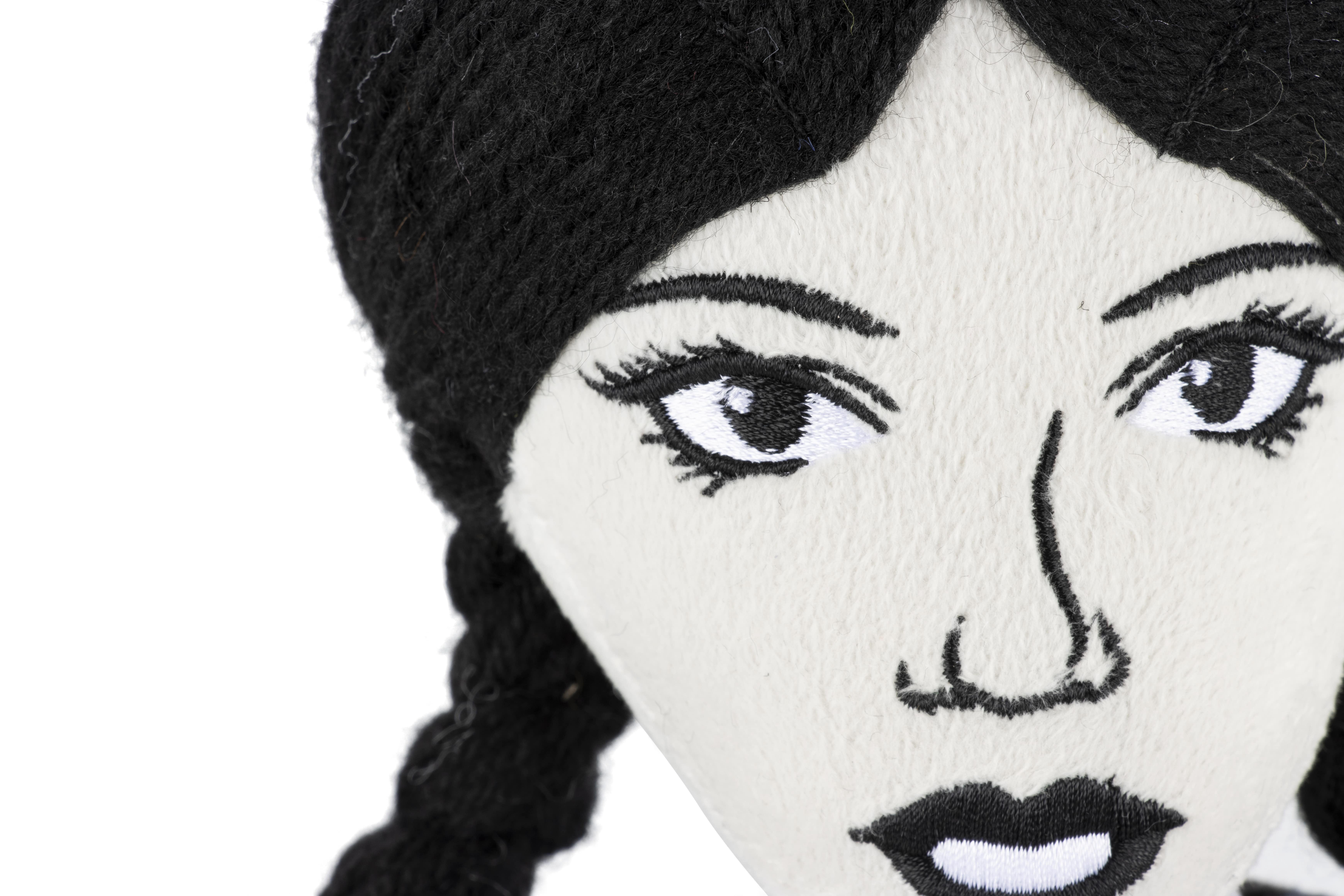 Wednesday Addams Pillow Buddy, Polyester, Black, MGM