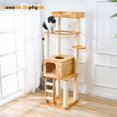 thumbnail image 2 of Cat Tree Tower Zonoria Zephyria, 165 cm de altura, para gatos grandes, 2 of 6
