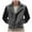 Gray, variant on Maoxin Men Leather Jacket Men's Fashion Casual Solid Color Zipper Pockets Long Sleeve Hoodless Casual Outwear Leather Jacket Plus Size Black L