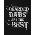 thumbnail image 2 of Father and Son Daughter Beards and Tattoos Father's Day Matching Shirts Set T-Shirt Black Small / Toddler Kids T-Shirt Black 5/6, 2 of 5