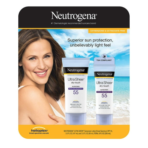 Neutrogena Ultra Sheer DryTouch Sunscreen Broad Spectrum SPF 55, 5 oz