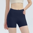 thumbnail image 4 of Summer Shorts,Womens High Waist No Front Seam Biker Shorts Solid Color Running Volleyball Yoga Gym Workouts Shorts, 4 of 5