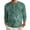 Dark Green_004, variant on Men's Waffle Henley Shirts Long Sleeve Stylish Casual Button Down Tshirts Fall Lightweight Loose Fit Raglan Tie Dye Tops Khaki XL