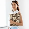 thumbnail image 6 of FORMRS 3 Ring Binder 1.5 inch with Pockets Set of 2 Clip Board 200 Sheets Capacity, Brown Floral, 6 of 8