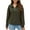 Army Green, variant on Sweatshirts without Hood,Women V Neck Long Sleeve 1/4 Zipper Turndown Collar Pullover Tshirt Fall Winter Casual Loose Blouses Elegant Fashion Tops Preppy Clothes Cute Teen Girls Outfits S-XXL