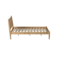 thumbnail image 4 of Pemberly Row 80"W Mid-Century Wood King Size Panel Bed Oak Finish, 4 of 9