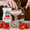 thumbnail image 3 of Reàl Infused Exotics Simply Squeeze Strawberry Infused Syrup 16.9oz Bottle for Mixologists, Chefs, Cooks | 2 PACK, 3 of 4