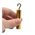 thumbnail image 2 of Specific Gravity Cylinder with Hook, Brass - 2" x 0.5" - For Density Investigation, Specific Gravity & Specific Heat Experiments - Eisco Labs, 2 of 3