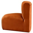 thumbnail image 4 of Meridian Furniture Arc Cognac Velvet Curved Corner, 4 of 9