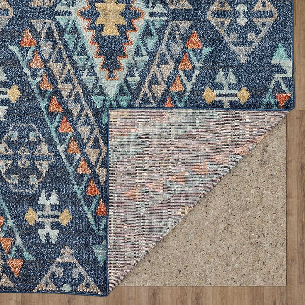 Mohawk Home Onslow Indoor Geometric Area Rug, Blue, 7'10" x 10'