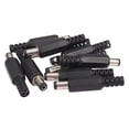 thumbnail image 2 of 20Pcs 5.5X2.1mm Male Solder Dc Tip Plug Jack Straight Connectors for DC Power Supply LED Lights Switch Black, 2 of 8