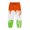 C128 Orange, variant on CONZONE Toddler Boys Sweatpants Ice Cream Graphic Joggers for Boys Elastic Waist Fall Winter Athletic Trousers with Pockets