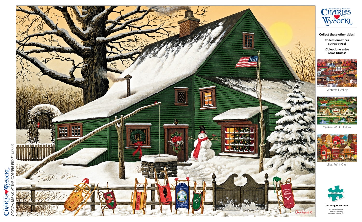 Buffalo Games - Americana Collection - Cocoa Break at the Copperfields - 500 Piece Jigsaw Puzzle