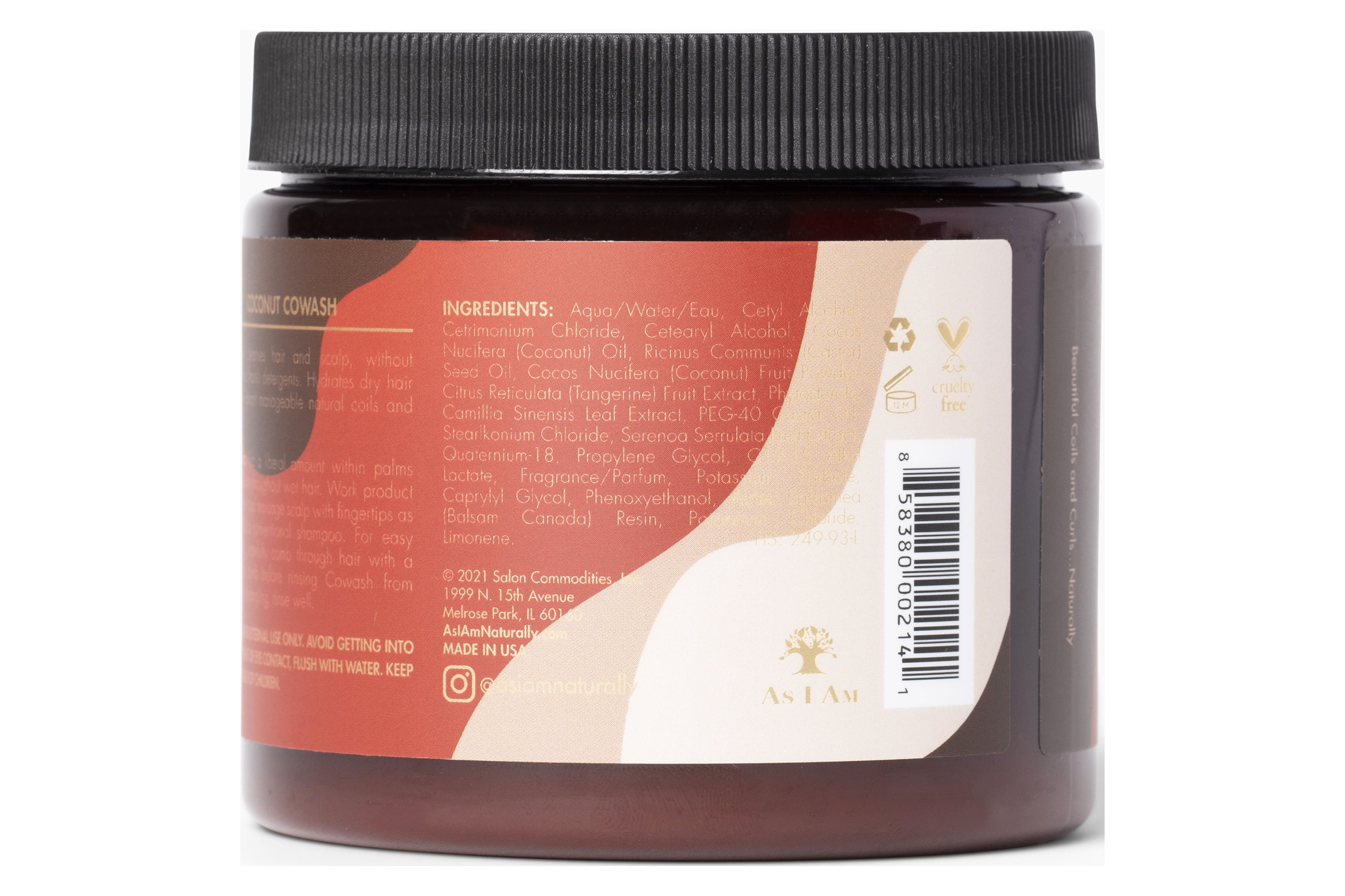 As I Am Coconut Cowash 454g