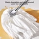 thumbnail image 5 of Non Woven Mop | 60cm Extra Wide Head | Absorbent White Non-Woven Fabric | Lightweight Ergonomic Stainless Steel Handle | Wet & Dry Dual Use | Anti-Slip EVA Grip | 155cm Long | 1 Pack, 5 of 9