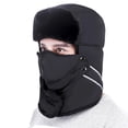 thumbnail image 1 of Trapper Hat Reflective Adjustable Unisex Trooper Cap Cycling Hat for Winter, 1 of 10