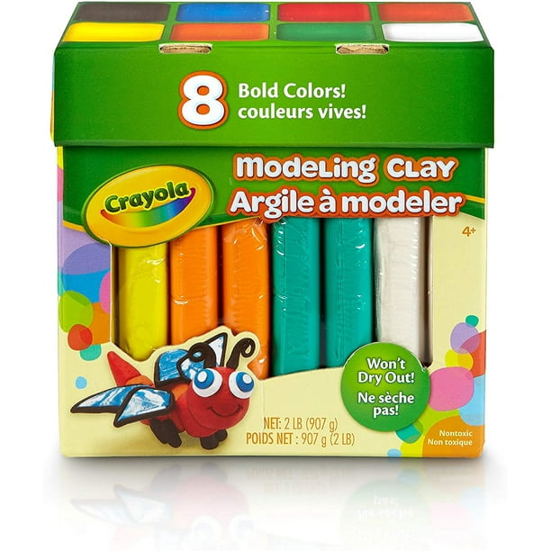 Arcilla Crayola 2000ml Colores Llamativos Regalo Niños 4+ años