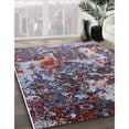 thumbnail image 2 of Ahgly Company Indoor Rectangle Mid-Century Modern Maroon Purple Oriental Area Rugs, 2' x 4', 2 of 6