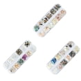 thumbnail image 3 of ziyahi Natural Conch Chip Sticker Set High Brightness Decals Kit Manicure Beauty Supplies 2 1Set, 3 of 6